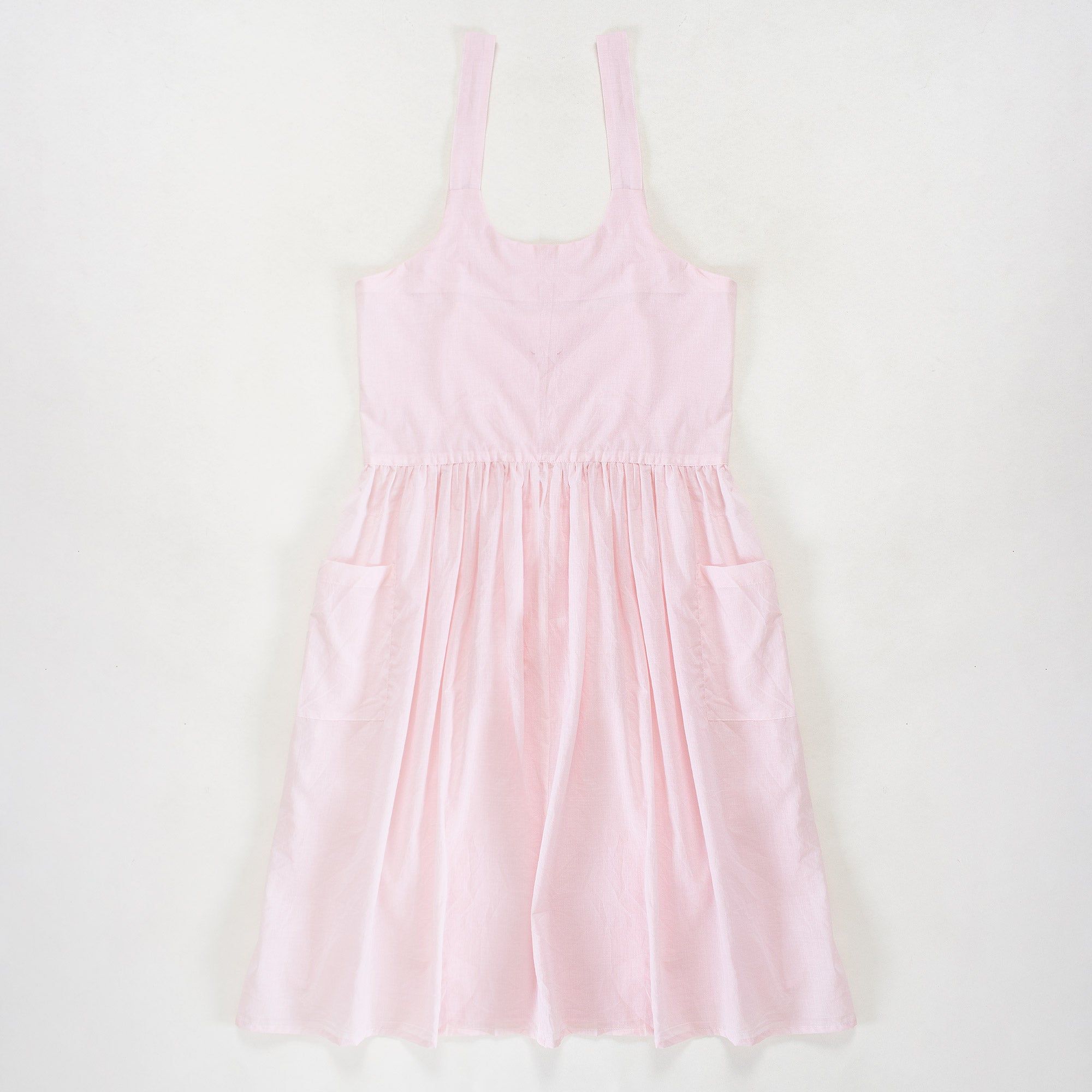 Pink Super Soft Solid Womens Kitchen Apron